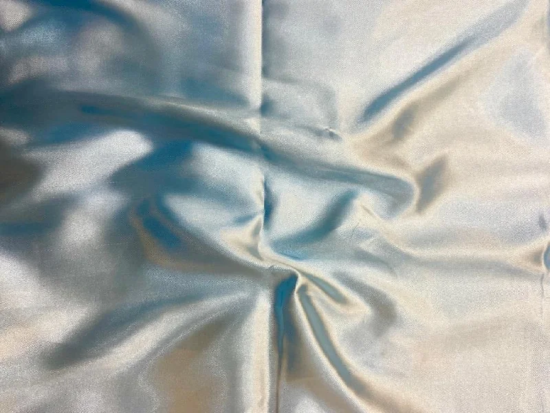 Light Blue Plain Japan Silky Satin Fabric