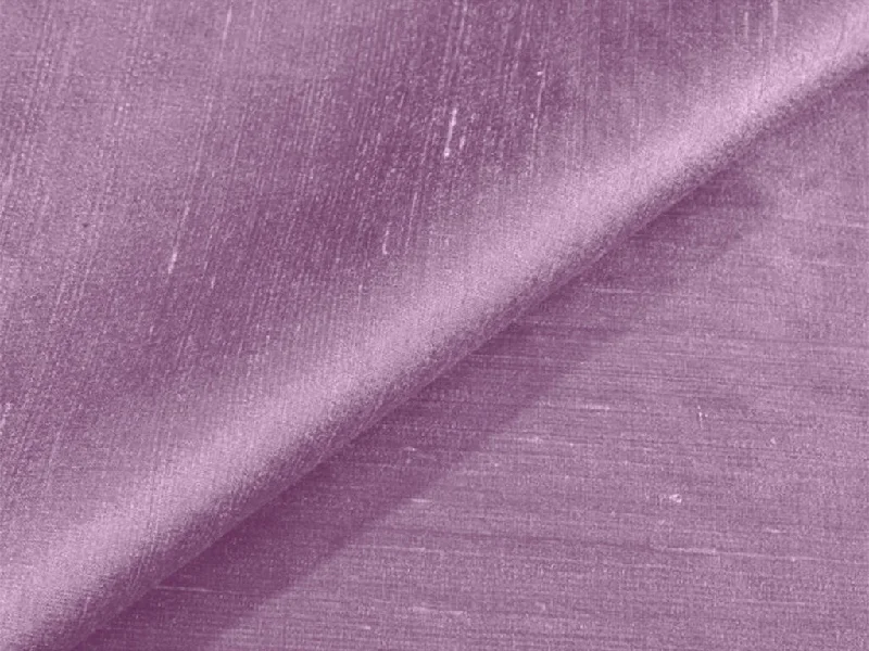 Lilac Plain Bangalore Raw Silk Fabric