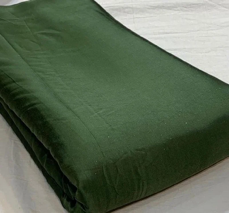 Lunar Green Plain Modal Silk Fabric