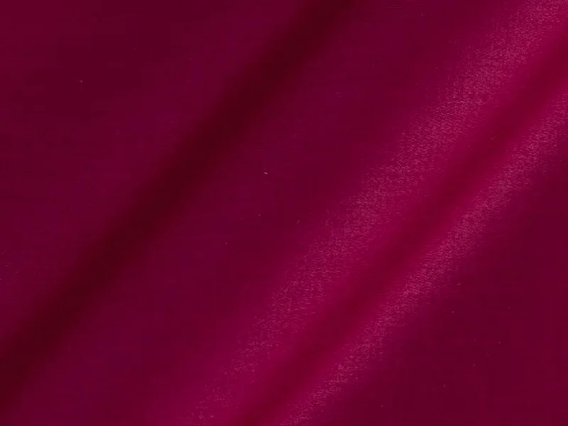 Magenta Plain Dyed Cotton Satin Fabric