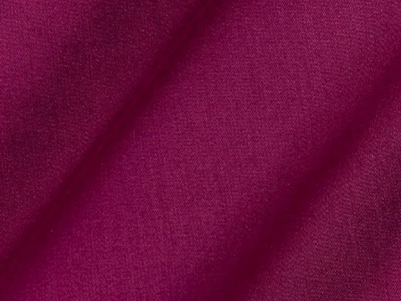 Dark Magenta Pink Plain Dyed Cotton Satin Fabric