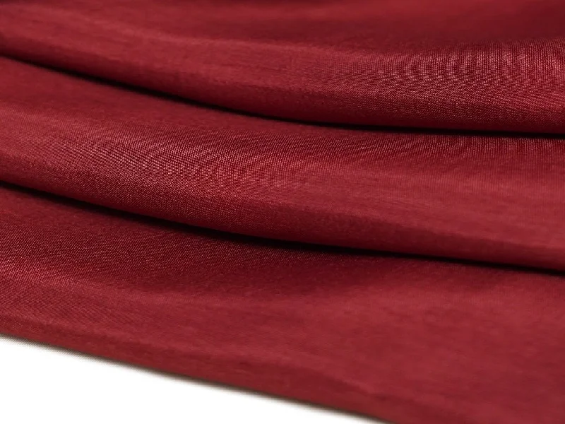 Maroon Plain Viscose Dola Silk Fabric