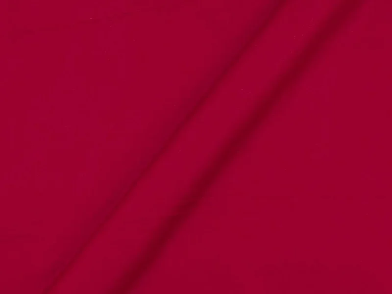 Mars Red Plain Dyed Cotton Satin Fabric