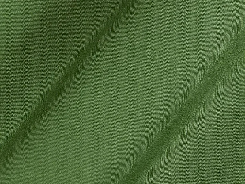 Moss Green Plain Dyed Cotton Satin Fabric