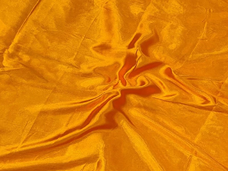 Orange Plain Japan Silky Satin Fabric