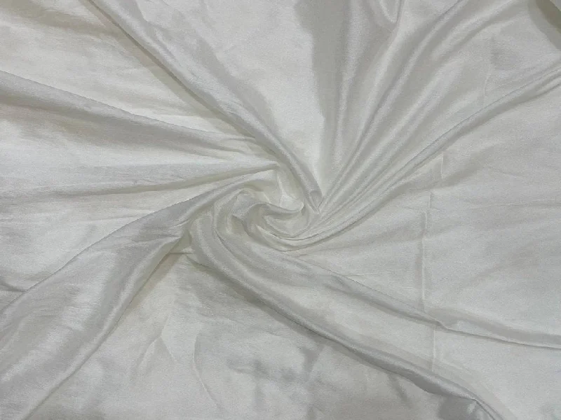 White Plain Dyeable Moss Crepe Fabric