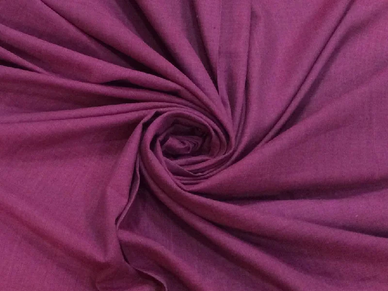 Purple Plain Handloom Hand Dyed Pure Cotton Ikat Fabric