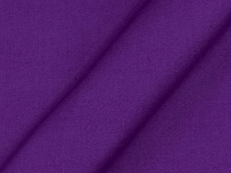 Purple Plain Dyed Cotton Satin Fabric