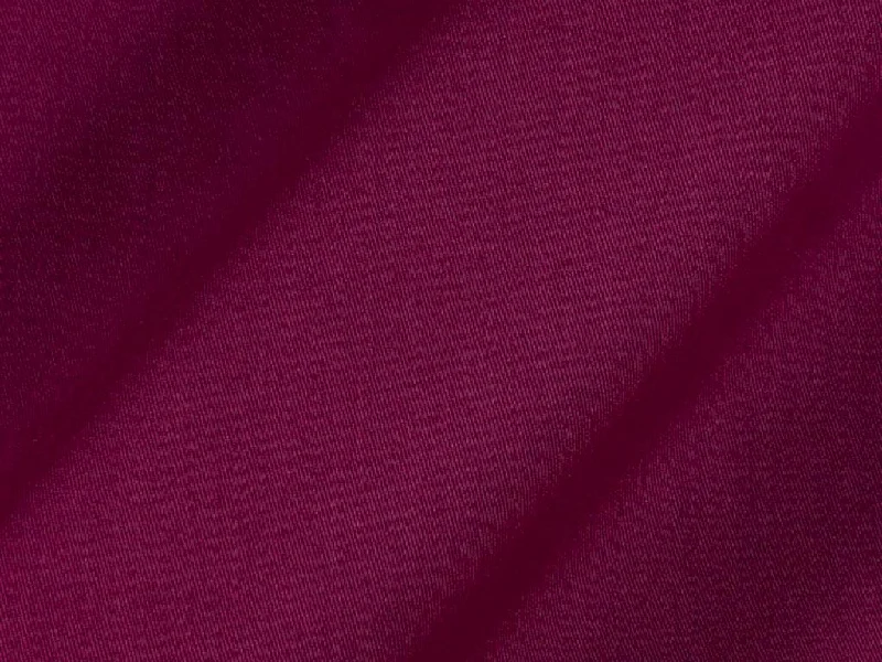 Raspberry Purple Plain Dyed Cotton Satin Fabric