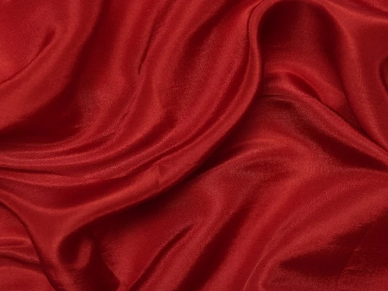 Red Plain Viscose Uppada Silk Fabric