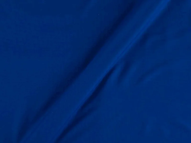 Royal Blue Plain Dyed Rayon Fabric