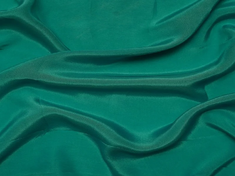 Sea Green Plain Viscose Natural Crepe Fabric