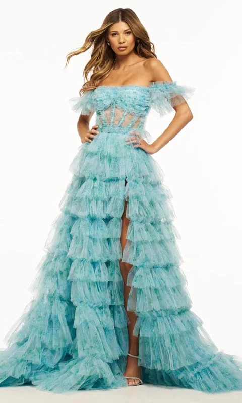 Sherri Hill 56074 - Corset Slit Prom Dress