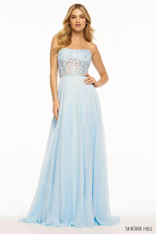 Sherri Hill 56088 - Leaf A-Line Dress