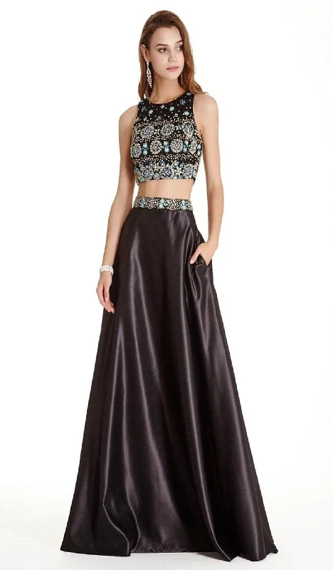 Trevi Collection L1880 - Embellished Two Piece Prom Dress