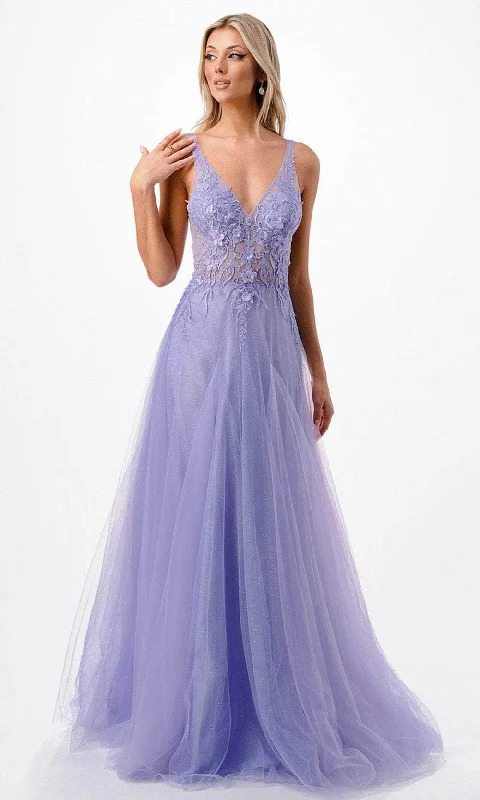 Trevi Collection P2109 - Embroidered A-Line Prom Dress