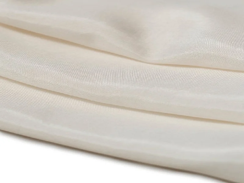 White Dyeable Plain Viscose Dola Silk Fabric