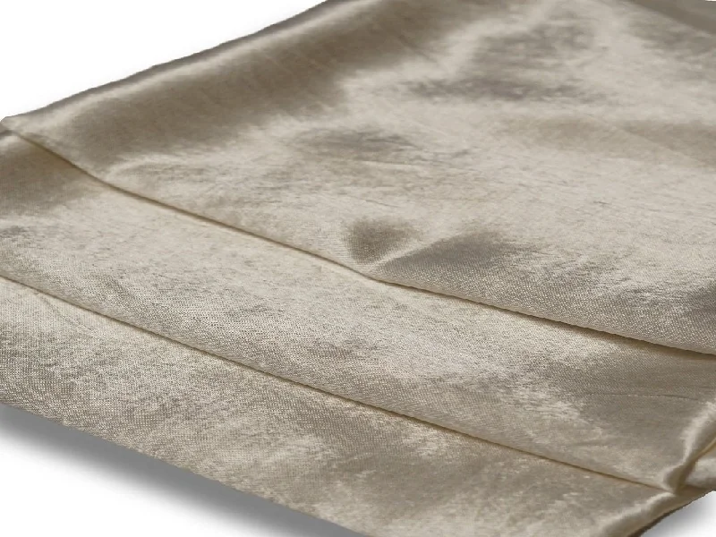 White Dyeable Plain Viscose Gaji Silk Fabric