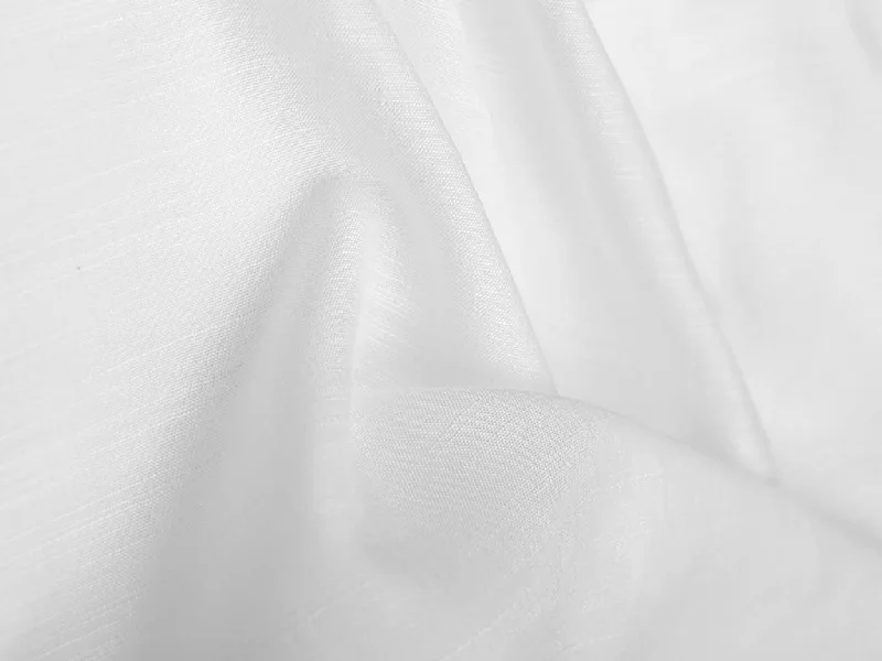 White Plain Dyeable Viscose Muslin Fabric