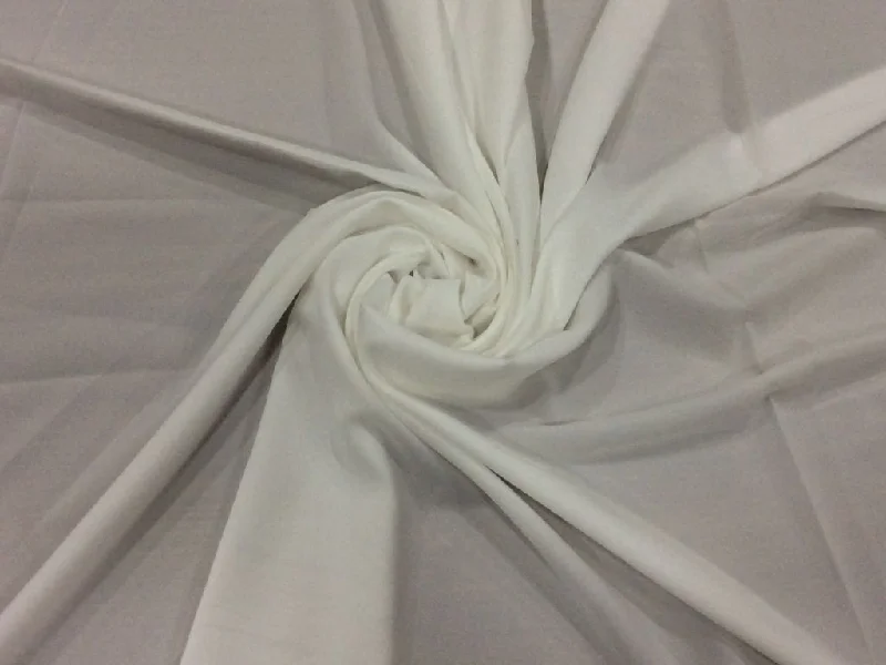 White Plain Polyester Texo Fabric