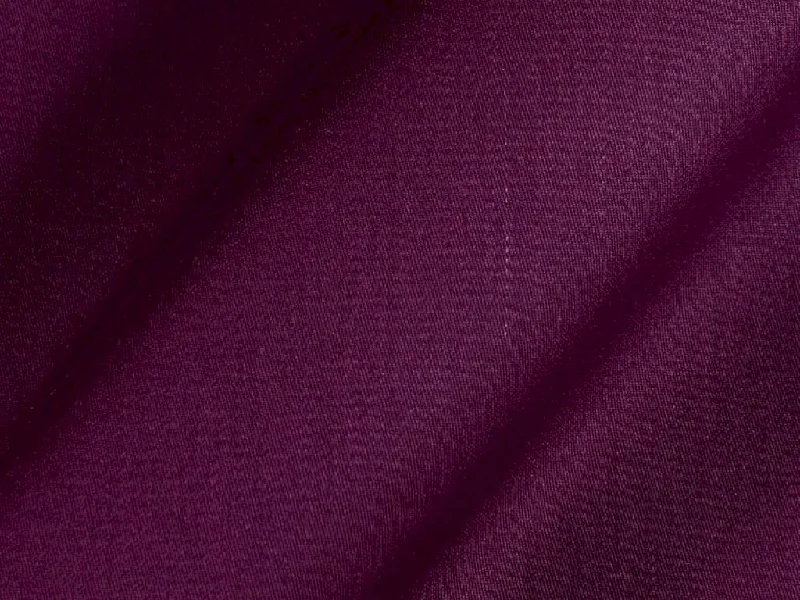 Wine Purple Plain Dyed Cotton Satin Fabric