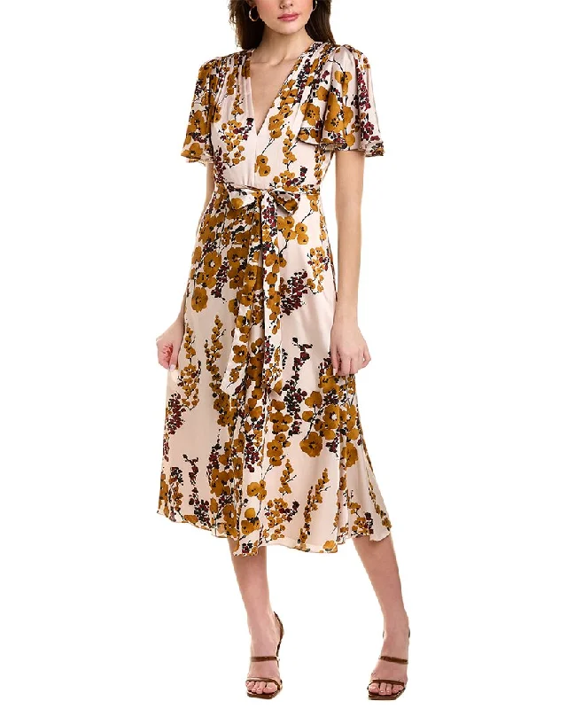 Badgley Mischka A-Line Midi Dress