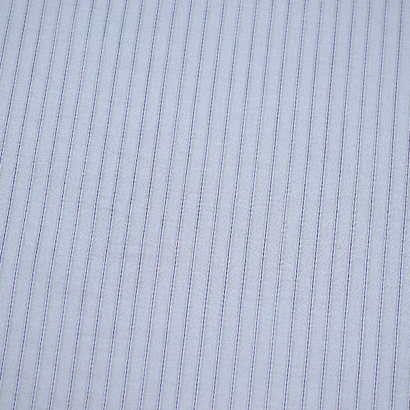 Lavender Linework Italian Cotton Shirt Fabric